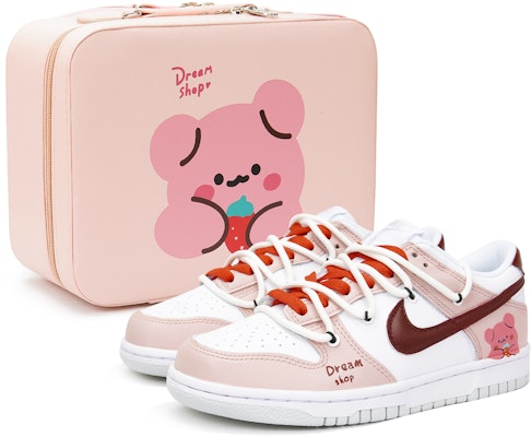【定制鞋款】耐克 Sanx Laboratory x Dunk Low '草莓兔棕粉' DH9765-102(Teamp-草莓小兔棕粉) Buy 【定制鞋款】耐克 Sanx Laboratory x Dunk Low '草莓兔棕粉' DH9765-102(Teamp-草莓小兔棕粉)