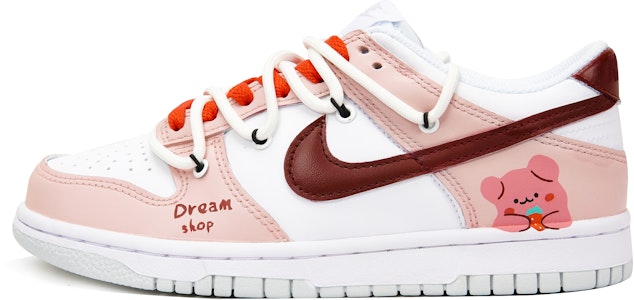 【定制鞋款】耐克 Sanx Laboratory x Dunk Low '草莓兔棕粉' DH9765-102(Teamp-草莓小兔棕粉) Order 【定制鞋款】耐克 Sanx Laboratory x Dunk Low '草莓兔棕粉' DH9765-102(Teamp-草莓小兔棕粉)