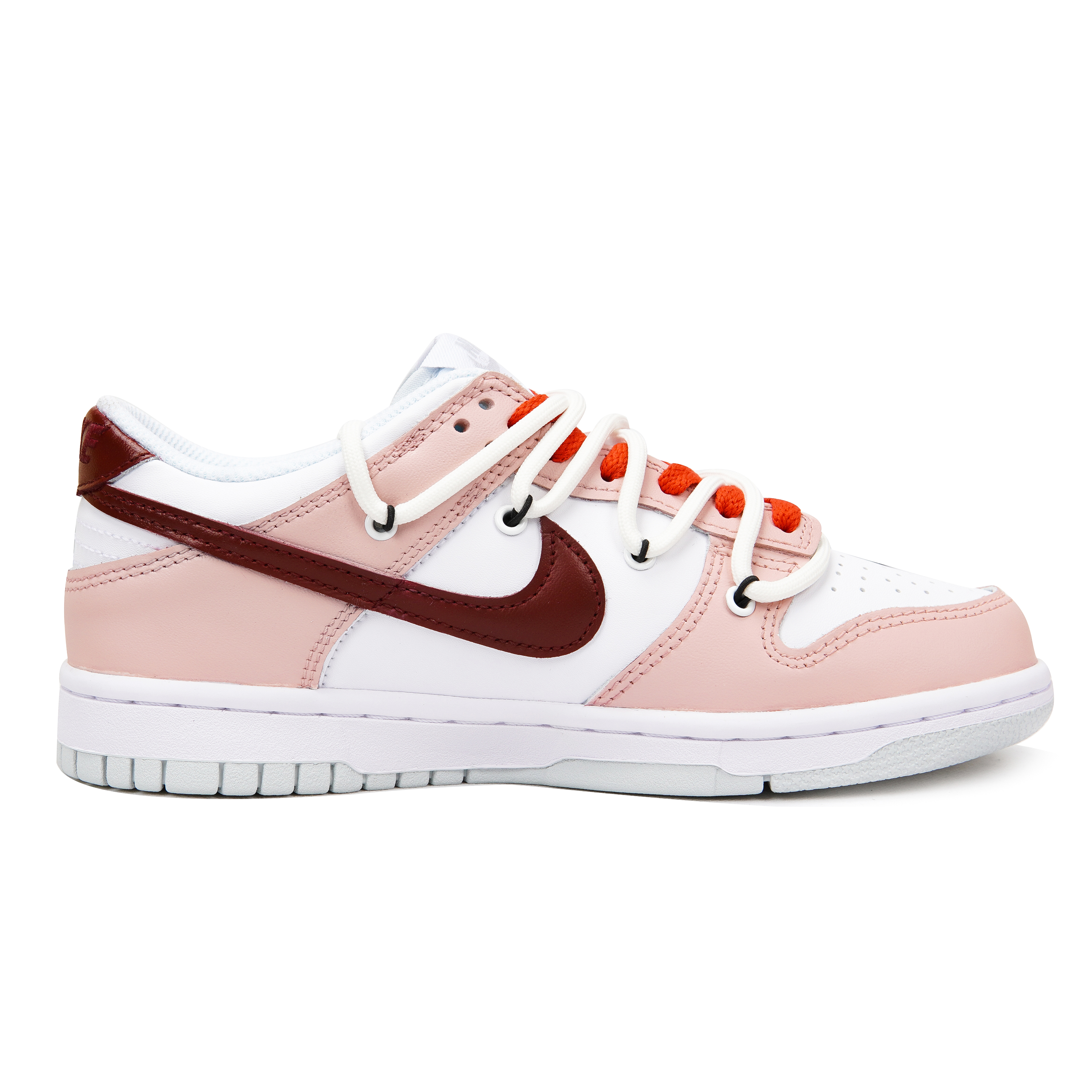 Lookbook 【定制鞋款】耐克 Sanx Laboratory x Dunk Low '草莓兔棕粉' DH9765-102(Teamp-草莓小兔棕粉）