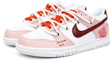 【定制鞋款】耐克 Sanx Laboratory x Dunk Low '草莓兔棕粉' DH9765-102(Teamp-草莓小兔棕粉) Shop 【定制鞋款】耐克 Sanx Laboratory x Dunk Low '草莓兔棕粉' DH9765-102(Teamp-草莓小兔棕粉)
