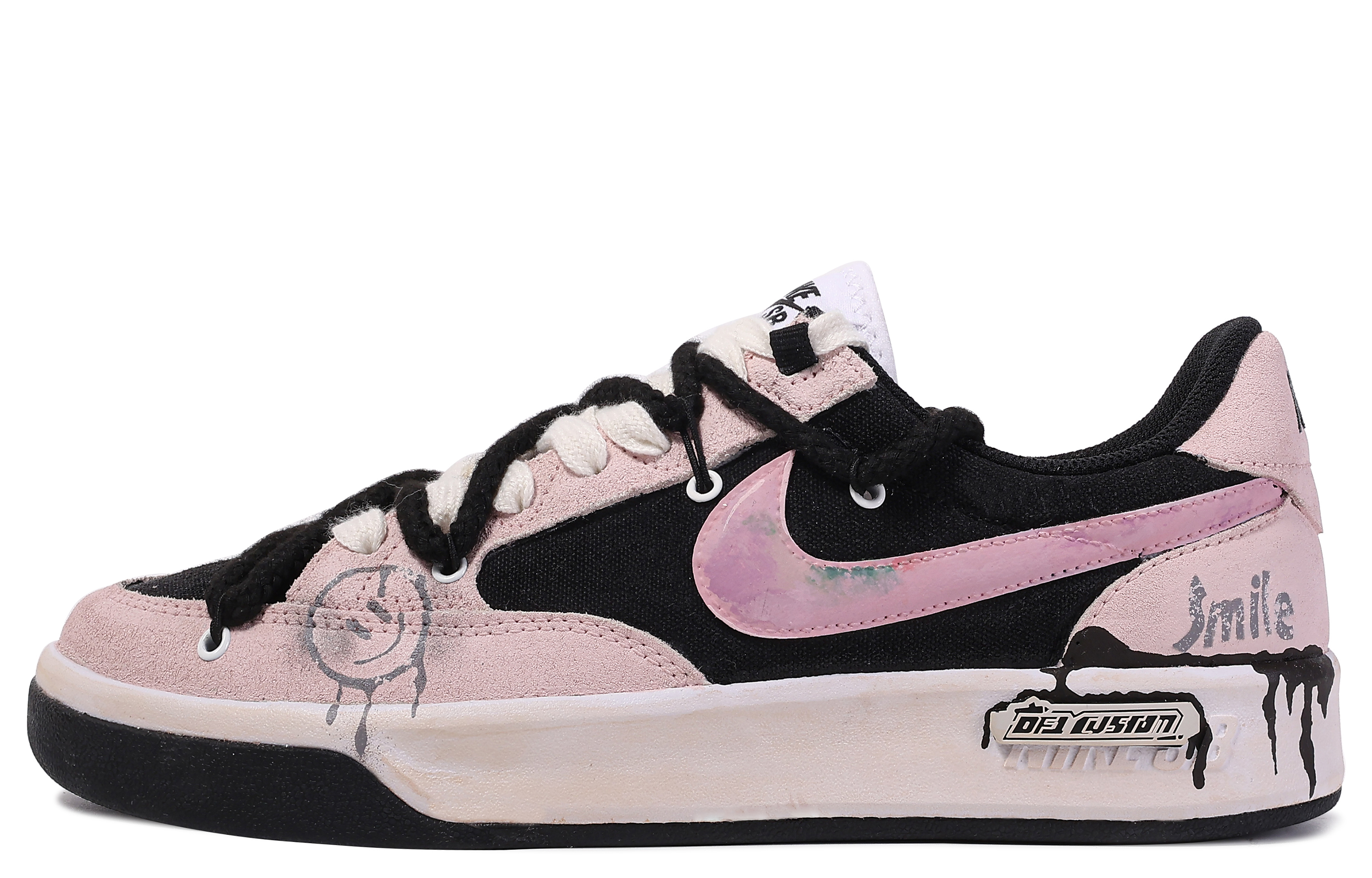 [Custom Shoes] Nike SB Adversary PRM 'Da Vinci Smile Action'