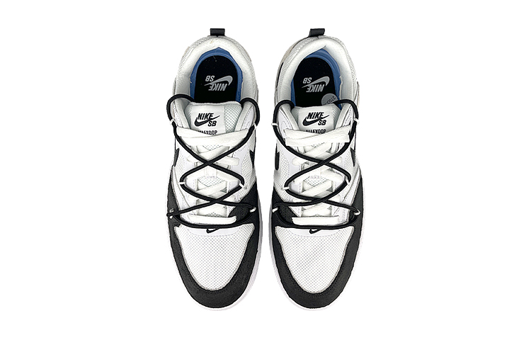 Shop [定制鞋款] 耐克SB Alleyoop '黑白灰' CJ0882-100(Team99-男SBA鹤解)