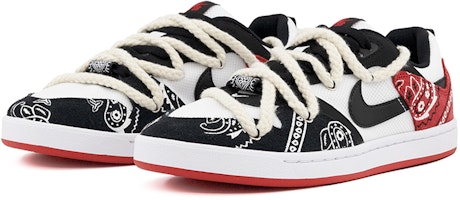 【カスタムシューズ】ナイキ SB アリウープ 'ブラック ホワイト レッド ペイズリー' CJ0882-102(Team肆-男款红黑解构腰果花A) Lookbook 【カスタムシューズ】ナイキ SB アリウープ 'ブラック ホワイト レッド ペイズリー' CJ0882-102(Team肆-男款红黑解构腰果花A)