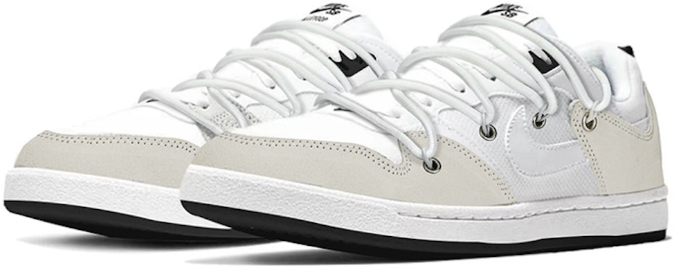 【定制球鞋】Nike SB Alleyoop 復古 小眾簡約 無性別風 vibe解構綁帶 高街 低幫 板鞋 男款 灰白 Lookbook 【定制球鞋】Nike SB Alleyoop 復古 小眾簡約 無性別風 vibe解構綁帶 高街 低幫 板鞋 男款 灰白