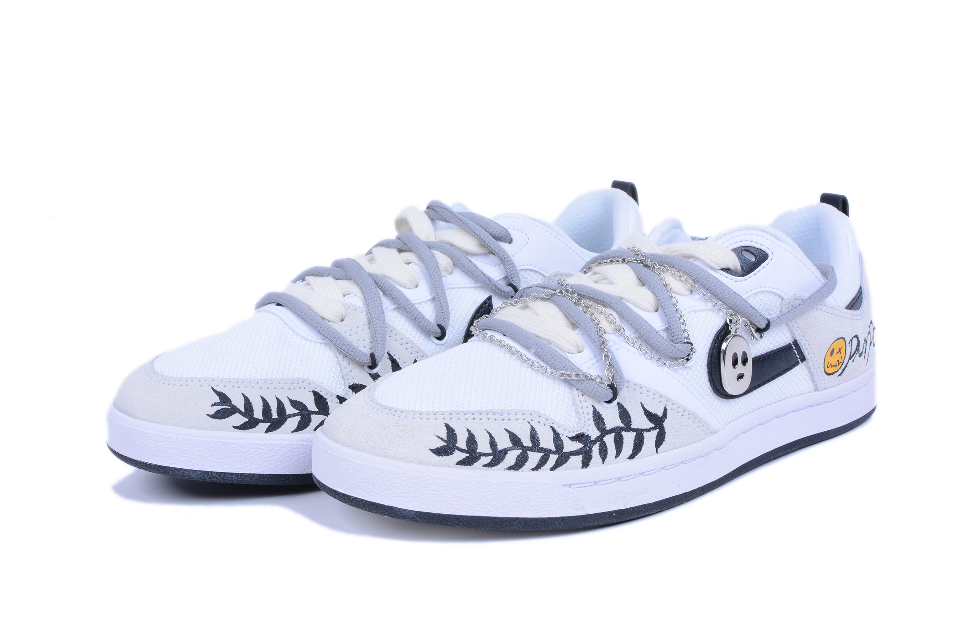 Shop [Kasut Custom] Nike SB Alleyoop 'Joker Deconstructed Hitam-Kelabu' CJ0882-100(Team42-小丑男女同款黑灰)