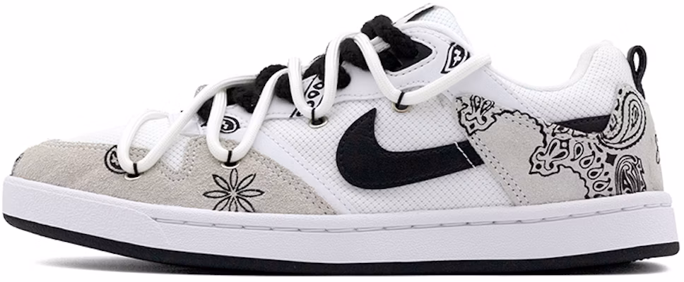 【客製化球鞋】Nike SB Alleyoop 解構 復古腰果花 街頭 嘻哈 麻繩 潮流 簡約 低筒 滑板鞋 男款 米白黑 Buy 【客製化球鞋】Nike SB Alleyoop 解構 復古腰果花 街頭 嘻哈 麻繩 潮流 簡約 低筒 滑板鞋 男款 米白黑