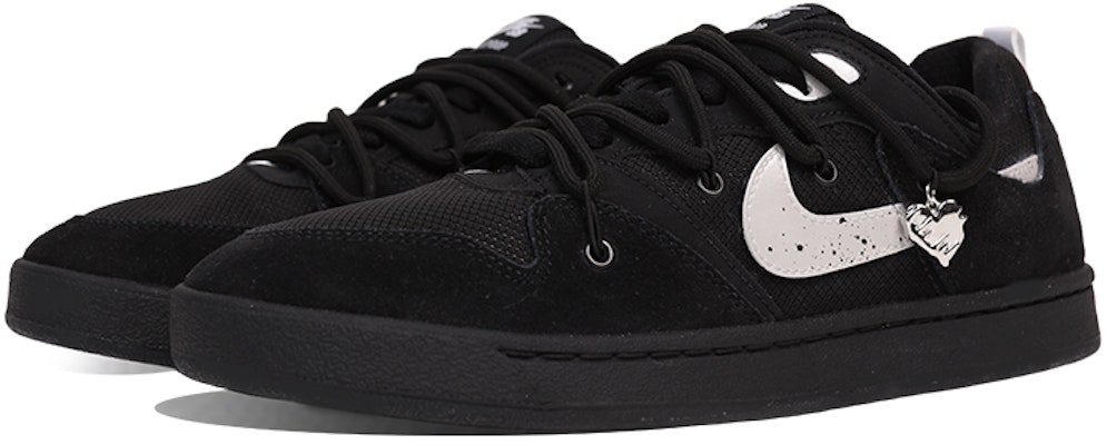 【訂製球鞋】Nike SB Alleyoop 熊貓 功能風 舒適 耐磨防滑 低筒 滑板鞋 男女同款 黑銀 Order 【訂製球鞋】Nike SB Alleyoop 熊貓 功能風 舒適 耐磨防滑 低筒 滑板鞋 男女同款 黑銀