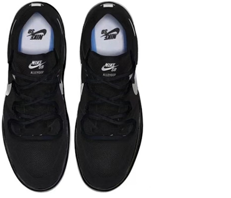 【訂製球鞋】Nike SB Alleyoop 熊貓 功能風 舒適 耐磨防滑 低筒 滑板鞋 男女同款 黑銀 Lookbook 【訂製球鞋】Nike SB Alleyoop 熊貓 功能風 舒適 耐磨防滑 低筒 滑板鞋 男女同款 黑銀
