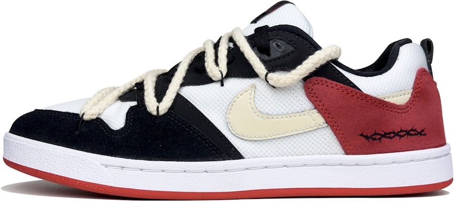 【訂製球鞋】 Nike SB Alleyoop 荊棘之興 街頭風 嘻哈 舒適百搭 低筒 滑板鞋 男款 黑白紅 Buy 【訂製球鞋】 Nike SB Alleyoop 荊棘之興 街頭風 嘻哈 舒適百搭 低筒 滑板鞋 男款 黑白紅