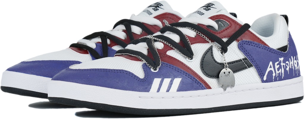 【客製化球鞋】Nike SB Alleyoop 小鬼 解構風 復古休閒 低筒 板鞋 男款 白紫 Lookbook 【客製化球鞋】Nike SB Alleyoop 小鬼 解構風 復古休閒 低筒 板鞋 男款 白紫