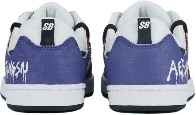【客製化球鞋】Nike SB Alleyoop 小鬼 解構風 復古休閒 低筒 板鞋 男款 白紫 Shop 【客製化球鞋】Nike SB Alleyoop 小鬼 解構風 復古休閒 低筒 板鞋 男款 白紫