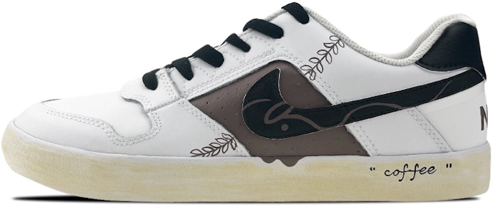 【定制球鞋】Nike SB Delta 卡布奇諾 拉花 塗鴉 做舊 簡約 低幫 板鞋 男女同款 摩卡 Buy 【定制球鞋】Nike SB Delta 卡布奇諾 拉花 塗鴉 做舊 簡約 低幫 板鞋 男女同款 摩卡