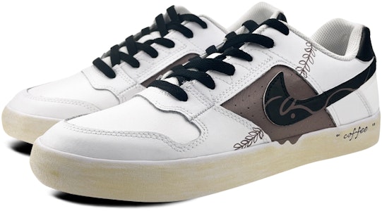 【定制球鞋】Nike SB Delta 卡布奇諾 拉花 塗鴉 做舊 簡約 低幫 板鞋 男女同款 摩卡 Lookbook 【定制球鞋】Nike SB Delta 卡布奇諾 拉花 塗鴉 做舊 簡約 低幫 板鞋 男女同款 摩卡