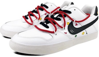 【定制球鞋】 Nike SB Delta 動漫 蠟筆小新 解構 復古 做舊 塗鴉 低筒 板鞋 男女同款 白紅 Lookbook 【定制球鞋】 Nike SB Delta 動漫 蠟筆小新 解構 復古 做舊 塗鴉 低筒 板鞋 男女同款 白紅