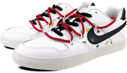 【定制球鞋】 Nike SB Delta 動漫 蠟筆小新 解構 復古 做舊 塗鴉 低筒 板鞋 男女同款 白紅 Lookbook 【定制球鞋】 Nike SB Delta 動漫 蠟筆小新 解構 復古 做舊 塗鴉 低筒 板鞋 男女同款 白紅