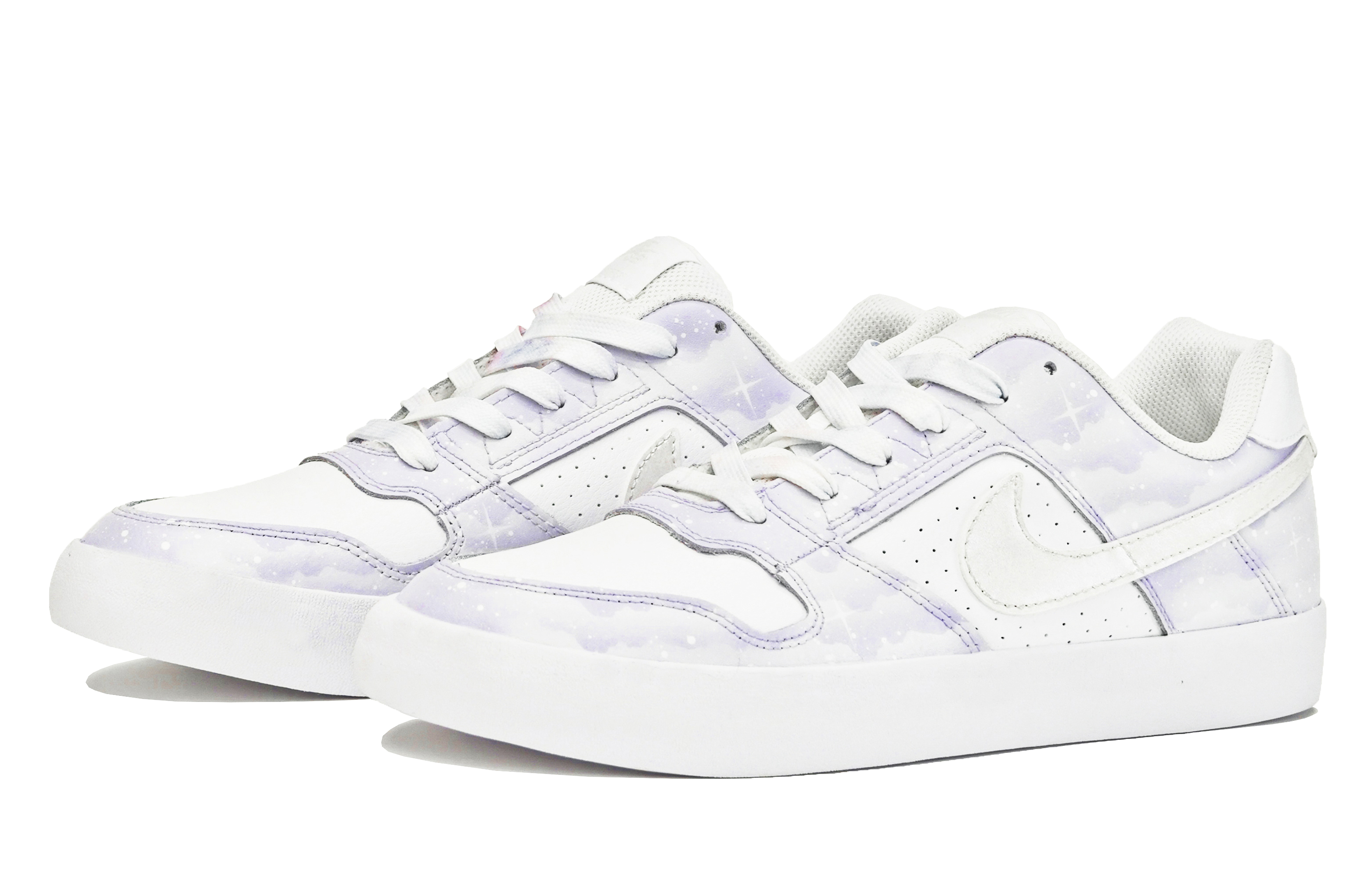 Lookbook [Sepatu Custom] Nike SB Delta 'Nebula Ungu' 942237-112(Team14-V紫星S-Box)