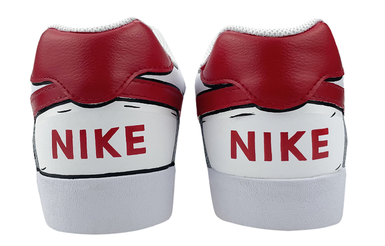 Purchase 【カスタムシューズ】ナイキSBデルタ『スマイリーフライホワイトレッド』 942237-112(Team叁-男女款薯条SBOX-QD)