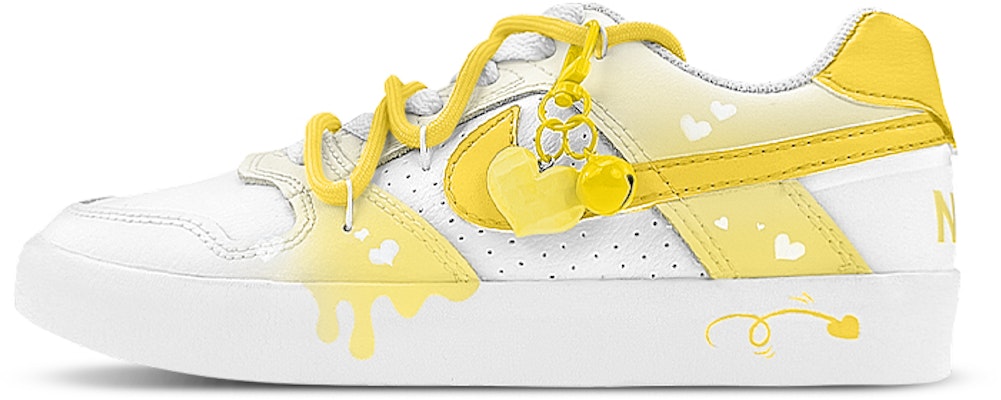 【定製球鞋】Nike SB Delta Force 滑板文化 漸變色 解構鞋帶 低筒 板鞋 男女同款 黃 Buy 【定製球鞋】Nike SB Delta Force 滑板文化 漸變色 解構鞋帶 低筒 板鞋 男女同款 黃