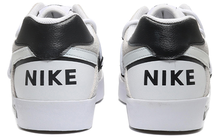 Purchase [Sepatu Kustom] Nike SB Delta Force Vulc 'Hitam Putih Panda Fade Swoosh' 942237-100(Team10-趴趴熊男女米白QD)