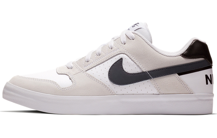 Sizing [Sepatu Kustom] Nike SB Delta Force Vulc 'Hitam Putih Panda Fade Swoosh' 942237-100(Team10-趴趴熊男女米白QD)