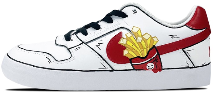 【客製化球鞋】 Nike SB Delta Force VULC 薯條 二次元 笑臉 低筒 板鞋 男女同款 白紅 Buy 【客製化球鞋】 Nike SB Delta Force VULC 薯條 二次元 笑臉 低筒 板鞋 男女同款 白紅