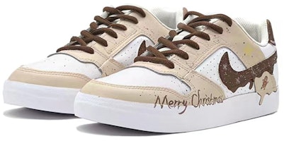 【定制球鞋】Nike SB Delta Force Vulc 聖誕節禮物 薑餅人 限定禮盒 情侶款 低幫 板鞋 男女同款 棕白 限定禮盒 送禮 Lookbook 【定制球鞋】Nike SB Delta Force Vulc 聖誕節禮物 薑餅人 限定禮盒 情侶款 低幫 板鞋 男女同款 棕白 限定禮盒 送禮