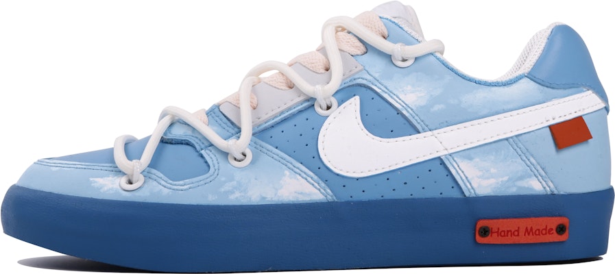 【定制球鞋】Nike SB Delta Force VULC 海藍果凍 克萊因藍 塗鴉 藍天白雲 復古 板鞋 男女同款 藍白 Buy 【定制球鞋】Nike SB Delta Force VULC 海藍果凍 克萊因藍 塗鴉 藍天白雲 復古 板鞋 男女同款 藍白