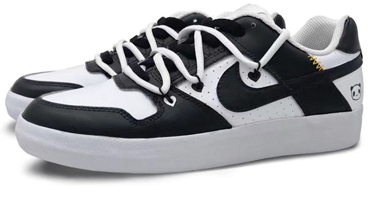 【定制球鞋】 Nike SB Delta Force VULC 熊貓 潮流 低幫 板鞋 男女同款 黑白 Lookbook 【定制球鞋】 Nike SB Delta Force VULC 熊貓 潮流 低幫 板鞋 男女同款 黑白