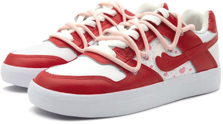【定制球鞋】Nike SB Delta Force VULC 禮物 特殊鞋盒 情侶 小愛心 低幫 板鞋 男女同款 紅白 Lookbook 【定制球鞋】Nike SB Delta Force VULC 禮物 特殊鞋盒 情侶 小愛心 低幫 板鞋 男女同款 紅白