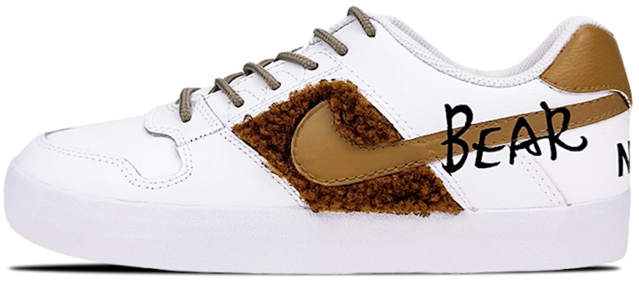 【定製球鞋】Nike SB Delta Force VULC 是在玩鞋 解構 毛絨秋冬 塗鴉 小熊 泰迪 低幫 板鞋 男女同款 卡其色 Buy 【定製球鞋】Nike SB Delta Force VULC 是在玩鞋 解構 毛絨秋冬 塗鴉 小熊 泰迪 低幫 板鞋 男女同款 卡其色