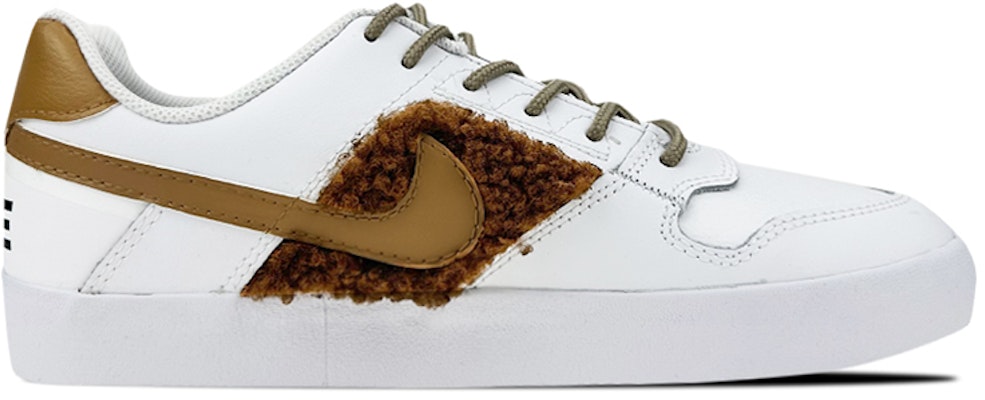 【定製球鞋】Nike SB Delta Force VULC 是在玩鞋 解構 毛絨秋冬 塗鴉 小熊 泰迪 低幫 板鞋 男女同款 卡其色 Order 【定製球鞋】Nike SB Delta Force VULC 是在玩鞋 解構 毛絨秋冬 塗鴉 小熊 泰迪 低幫 板鞋 男女同款 卡其色