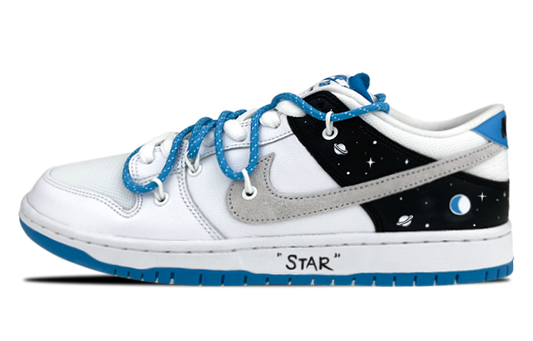 Buy [Zapatillas Personalizadas] Nike SB Dunk Low 'Galaxia Deconstruida' BQ6817-101(Team叁-男女款蓝色星球)