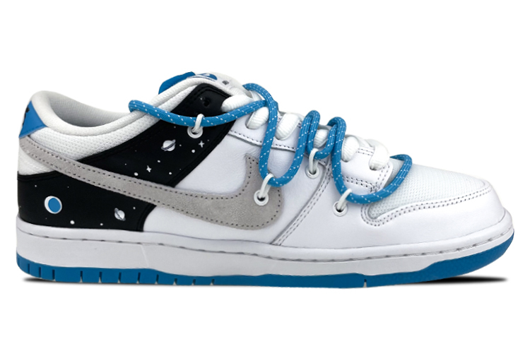 Order [Zapatillas Personalizadas] Nike SB Dunk Low 'Galaxia Deconstruida' BQ6817-101(Team叁-男女款蓝色星球)