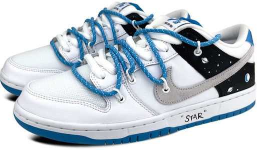 【定制球鞋】 Nike Dunk SB Low 解構 星球 星系 低筒 板鞋 男女同款 白藍黑 Lookbook 【定制球鞋】 Nike Dunk SB Low 解構 星球 星系 低筒 板鞋 男女同款 白藍黑