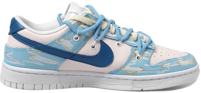 나이키 SB 덩크 로우 '황금 까치' (커스텀) DH9765-100(Team拾玖-祥云喜鹊蓝女S-BOX) Order 나이키 SB 덩크 로우 '황금 까치' (커스텀) DH9765-100(Team拾玖-祥云喜鹊蓝女S-BOX)