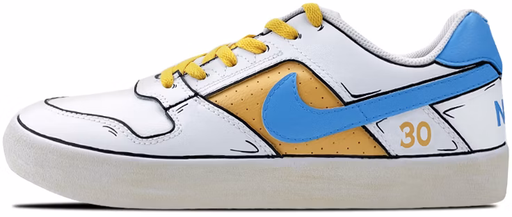 custom-shoes-nike-sb-dunk-low-graffiti-warriors-yellow-blue
