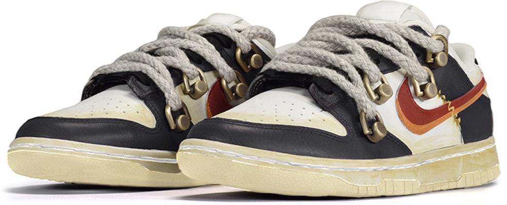 나이키 SB 덩크 로우 '회녹파' 데콘 리폼 (커스텀) DH9765-100(TeamE-女款文艺复兴黄红蓝) Lookbook 나이키 SB 덩크 로우 '회녹파' 데콘 리폼 (커스텀) DH9765-100(TeamE-女款文艺复兴黄红蓝)