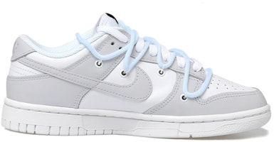 【定制球鞋】Nike OKHR 解構鞋帶 霧霾灰 小鹿 塗鴉 情侶 低幫 板鞋 GS 灰白 Order 【定制球鞋】Nike OKHR 解構鞋帶 霧霾灰 小鹿 塗鴉 情侶 低幫 板鞋 GS 灰白