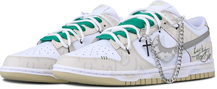 【訂製球鞋】Nike Dunk SB 靜霧森林 美式塗鴉 潮流 掛件 防滑耐磨透氣 低筒 板鞋 男款 復古灰綠 Shop 【訂製球鞋】Nike Dunk SB 靜霧森林 美式塗鴉 潮流 掛件 防滑耐磨透氣 低筒 板鞋 男款 復古灰綠