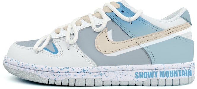 【訂製球鞋】 Nike 雪山秘境 灰藍 莫蘭迪 低飽和 百搭 解構鞋帶 防滑減震 低筒 滑板鞋 GS 亮鋼藍 Buy 【訂製球鞋】 Nike 雪山秘境 灰藍 莫蘭迪 低飽和 百搭 解構鞋帶 防滑減震 低筒 滑板鞋 GS 亮鋼藍