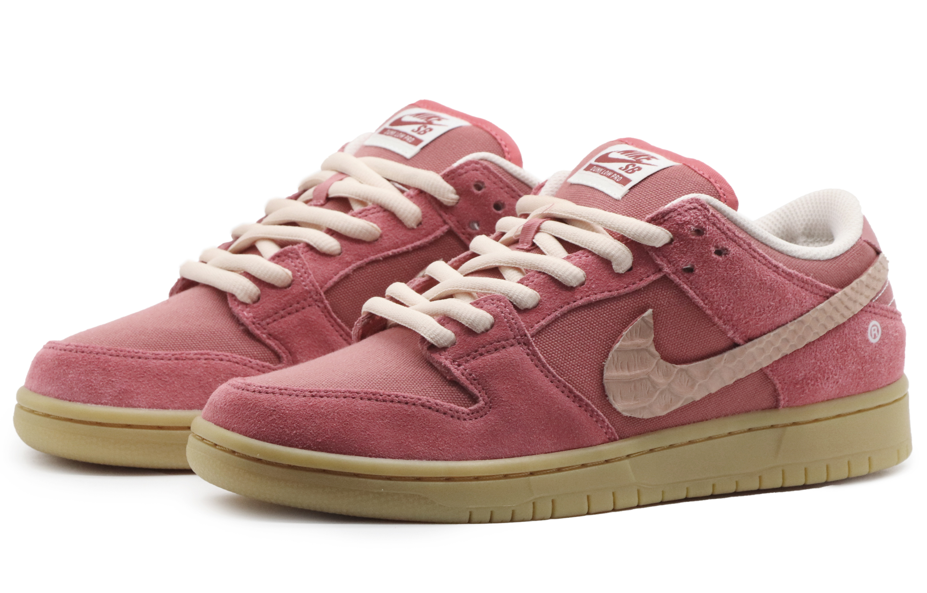 Lookbook [Custom Schuhe] Nike SB Dunk Low ''Pink Pig Wildleder'' DV5429-600(Team57-男款粉猪)