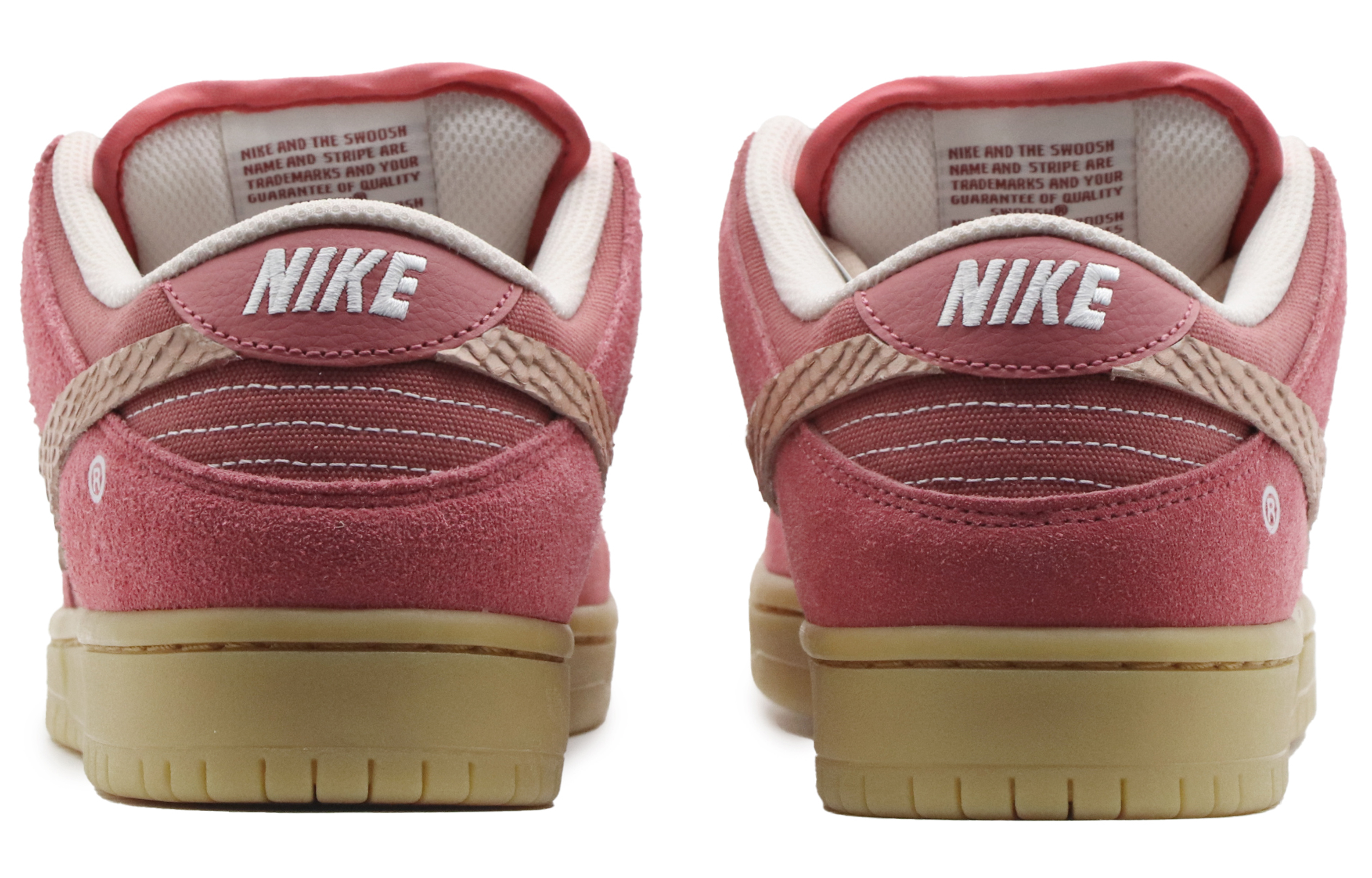 Shop [定制鞋] 耐克SB Dunk Low '粉猪麂皮' DV5429-600(Team57-男款粉猪)