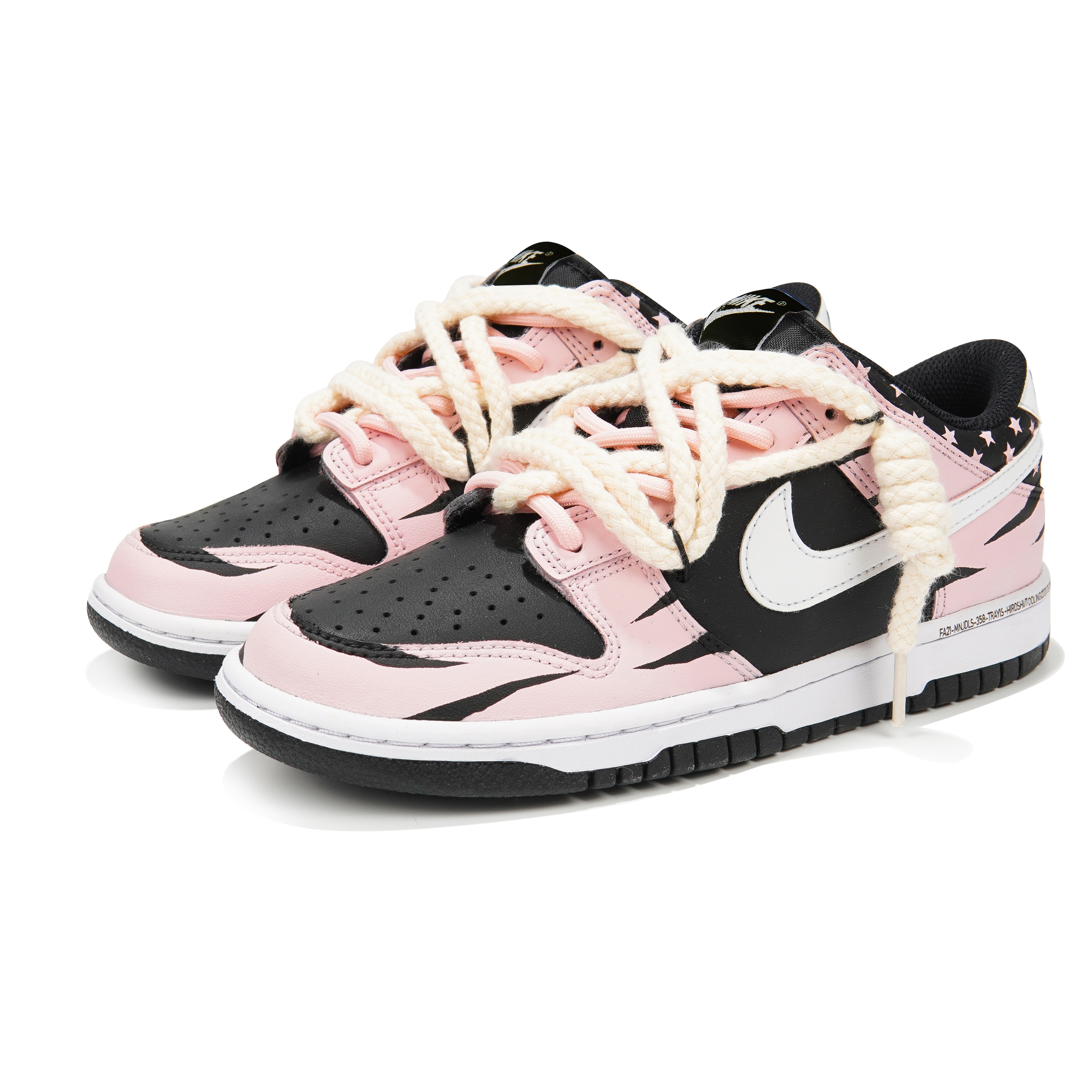 Lookbook [定制鞋款] 耐克Set & Co x Dunk Low 'Y2K五芒星-黑粉豹子' DV0831-002-444424