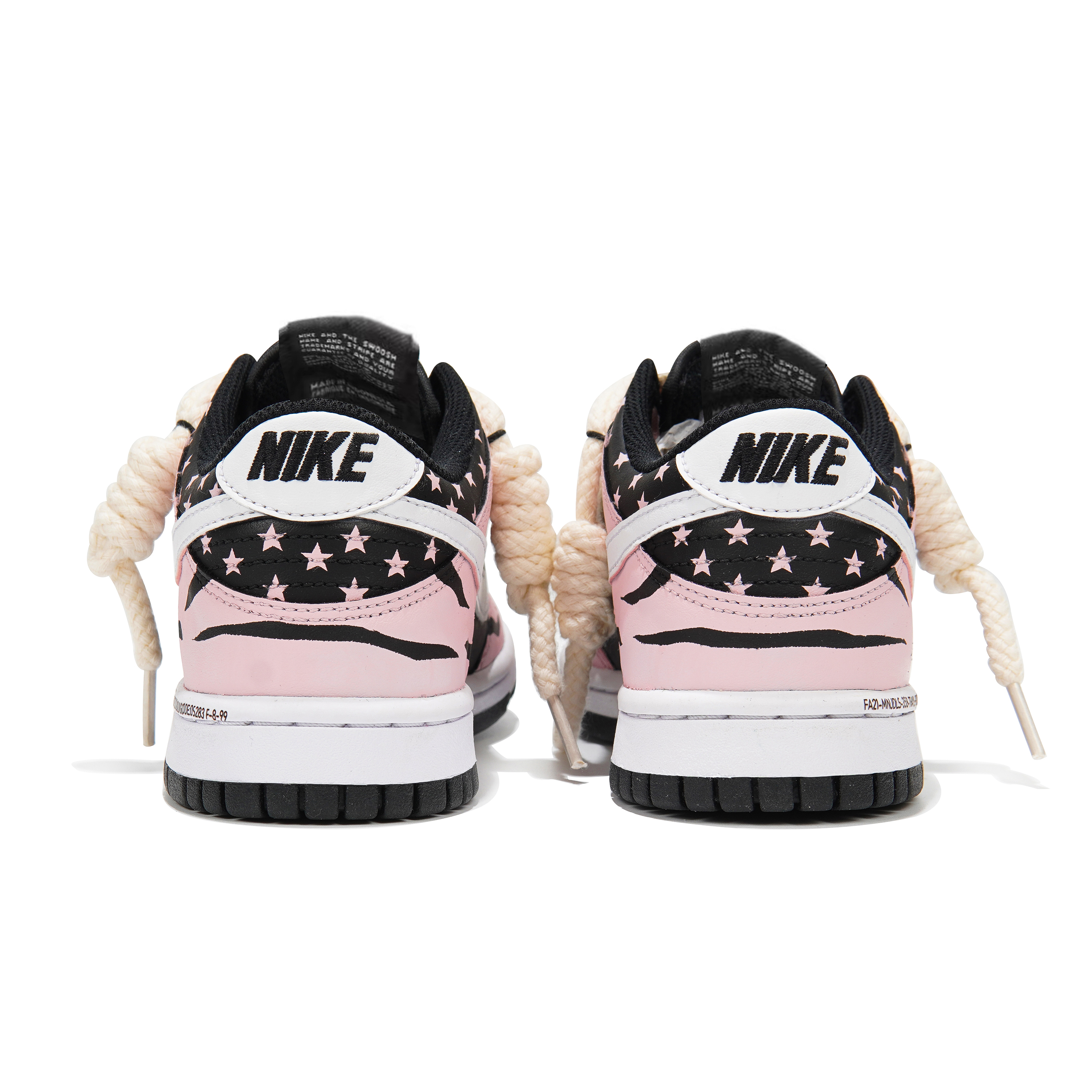 Purchase [定制鞋款] 耐克Set & Co x Dunk Low 'Y2K五芒星-黑粉豹子' DV0831-002-444424