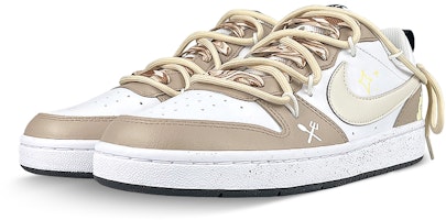 【定制球鞋】Nike Court Borough Low 2 是在玩鞋 x 元氣食堂 熊大衛 解構 低幫 板鞋 GS 白黃 Lookbook 【定制球鞋】Nike Court Borough Low 2 是在玩鞋 x 元氣食堂 熊大衛 解構 低幫 板鞋 GS 白黃