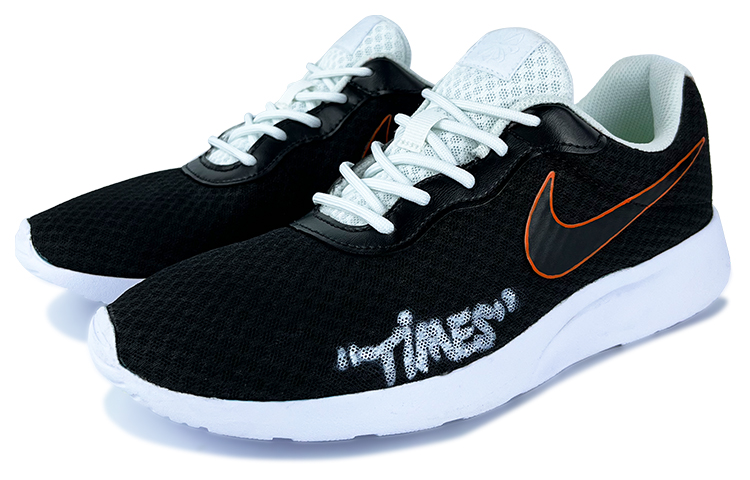 Shop 나이키 탄준 '골든 에이지 블랙 메쉬' (커스텀) DJ6258-100(Team114-男款黄金时代)