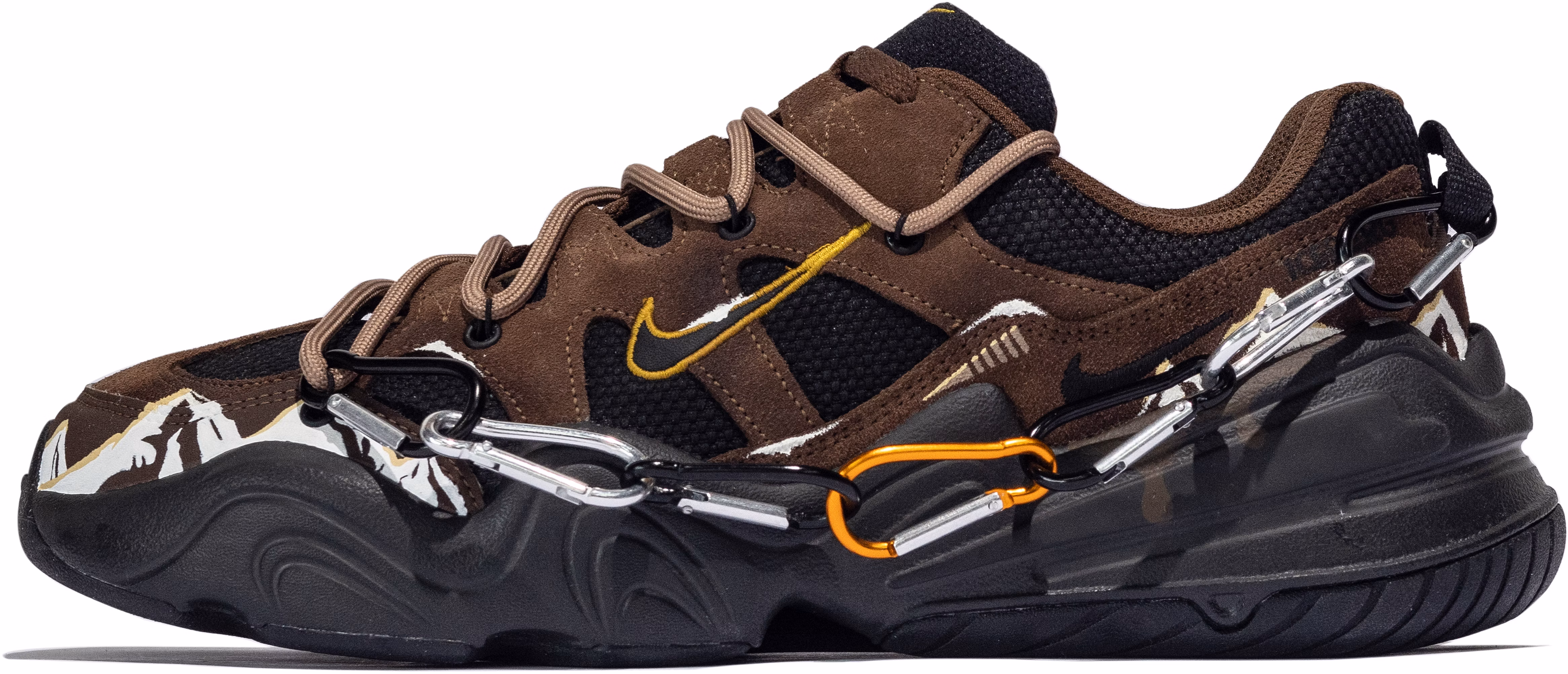 custom-shoes-nike-tech-hera-retro-brown