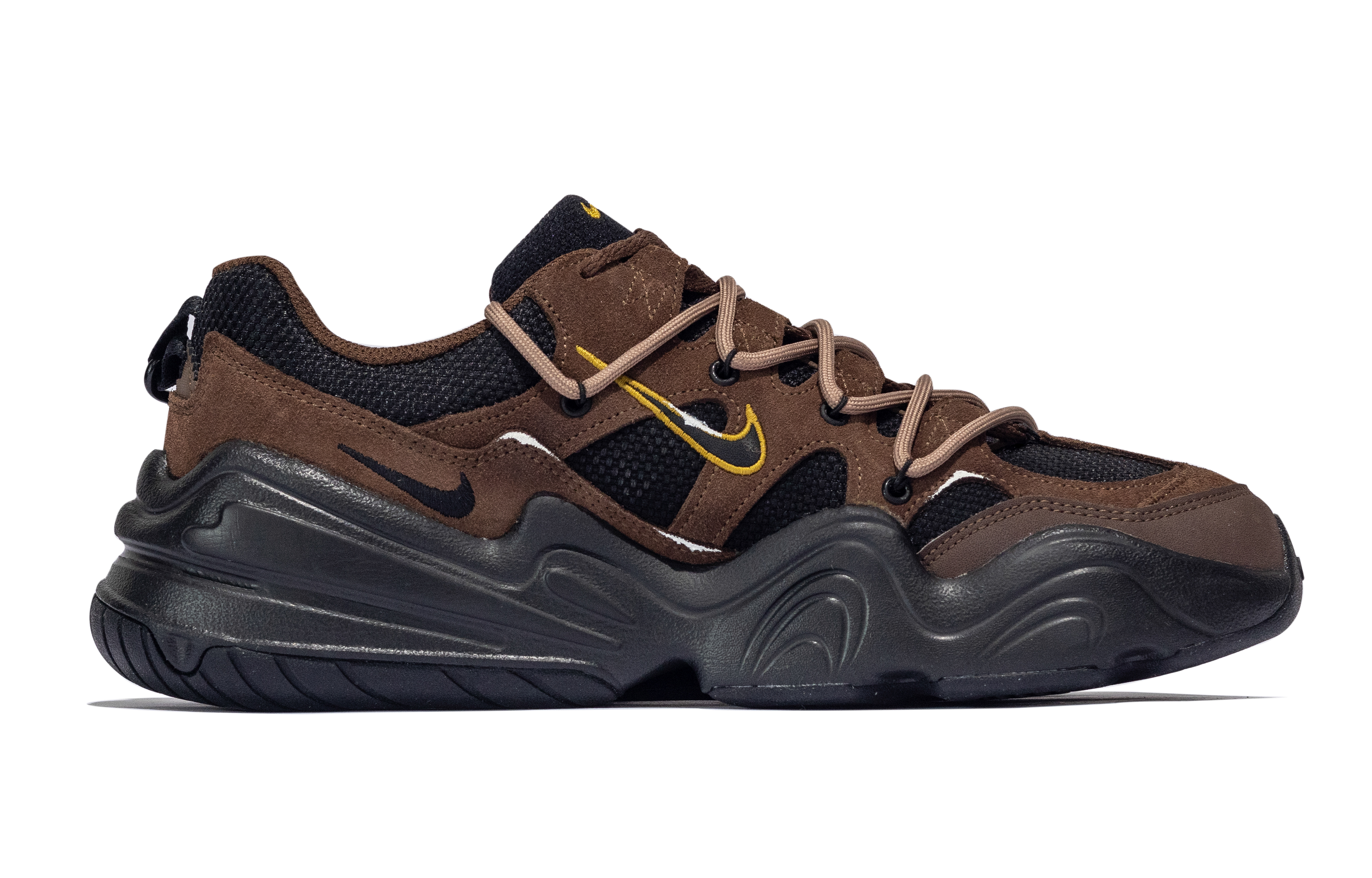 Lookbook [カスタムシューズ] ナイキテックヘラ「レトロブラウン」 FJ9532-200(Team31-男款日薄西山)