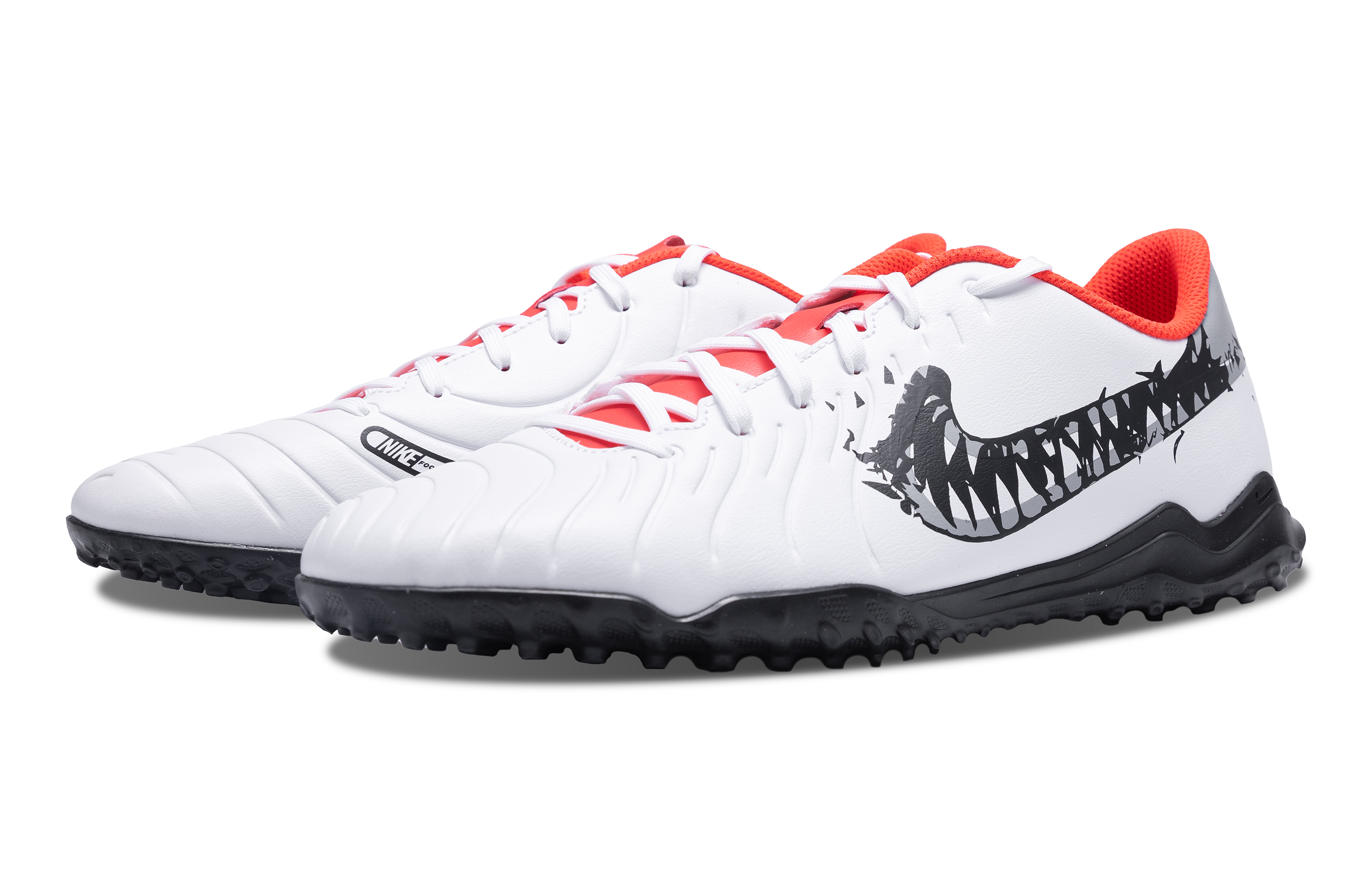 Shop [Sepatu Kustom] Nike Tiempo Legend 10 'Hitam Putih Perak Grafiti' DV4345-100（Team250-VENOM）