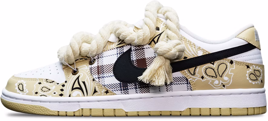 나이키 트래비스 스캇 x 덩크 로우 레트로 '페이즐리 플래드' (커스텀) DV0833-100(TeamT-麻花鞋带米白S-BOX) Buy 나이키 트래비스 스캇 x 덩크 로우 레트로 '페이즐리 플래드' (커스텀) DV0833-100(TeamT-麻花鞋带米白S-BOX)